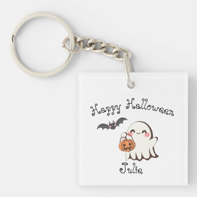 Cute & Spooky Halloween-Nyckelring (Framsidan)