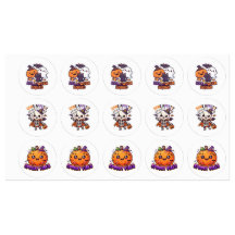 Cute & Spooky Halloween Sticker Collection