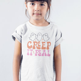 Cute Spooky Halloween Top Groovy Retro T Shirt