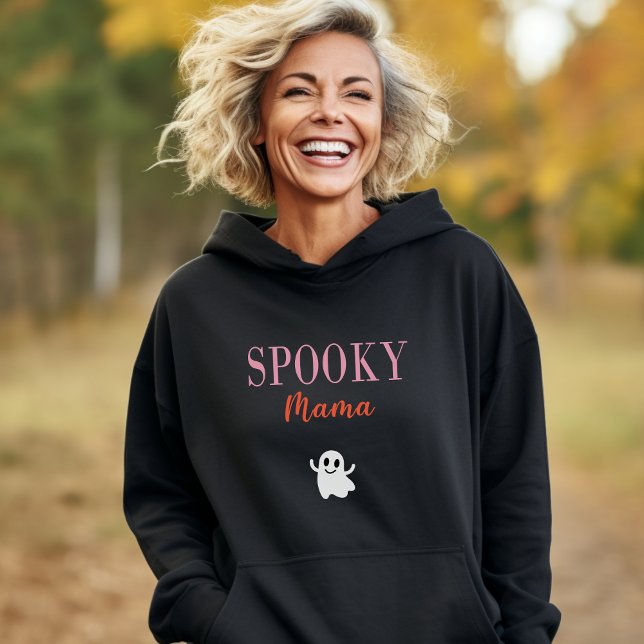 Cute Spooky Mamma Halloween Ghost Mörk Färg T Shirt (Skapare uppladdad)