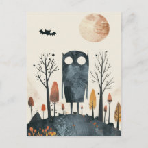 Cute & Spooky Monster Whimsical Halloween