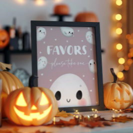 Cute Spooky One Halloween Favorittecken Poster