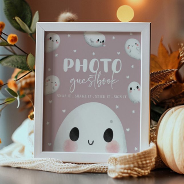 Cute Spooky One Halloween Guestbook Poster (Skapare uppladdad)