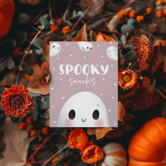 Cute Spooky One Halloween Snacks-tecken Poster (Skapare uppladdad)