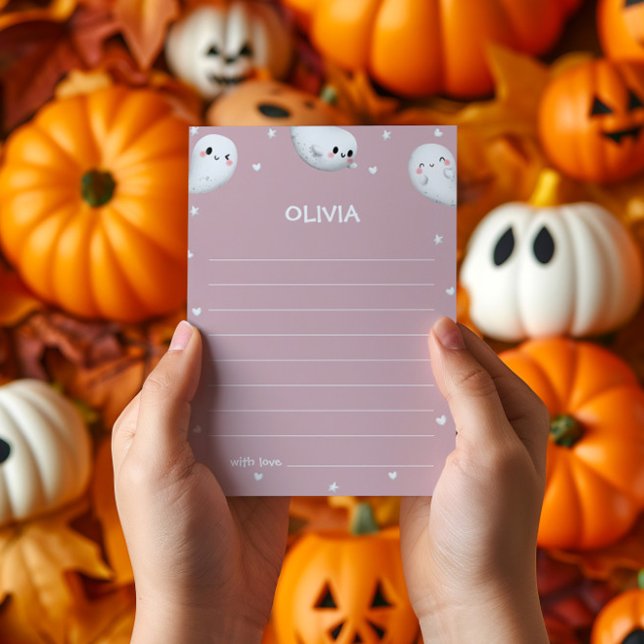 Cute Spooky One Halloween Time Capsule Card Inbjudningar (Skapare uppladdad)