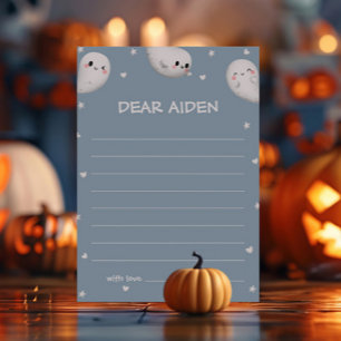 Cute Spooky One Halloween Time Capsule Card Inbjudningar