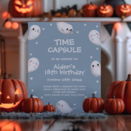 Cute Spooky One Halloween Time Capsule-tecken Poster