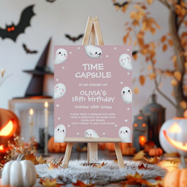 Cute Spooky One Halloween Time Capsule-tecken Poster (Skapare uppladdad)