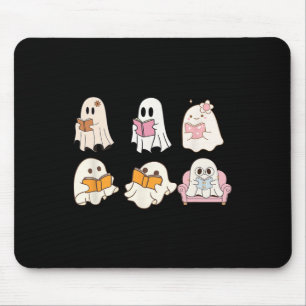 Cute Spooky Reading Bok Halloween Fall Ghost Autu Musmatta