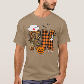Cute Spooky Season Funny RN Nurse Halloween Costum T Shirt