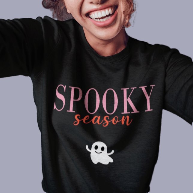 Cute Spooky Season Halloween Ghost T Shirt (Skapare uppladdad)