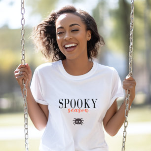 Cute Spooky Season Halloween Spider T Shirt