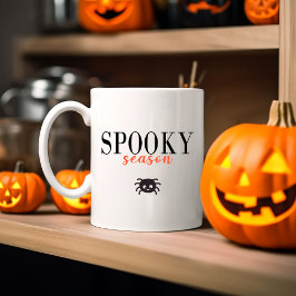 Cute Spooky Season Halloween Spider Två-Tonad Mugg