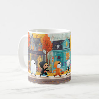 Cute & Spooky Trick eller Treaters Mugg