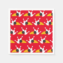 Cute Sports Bowling Barns födelsedag Party Pappersservett