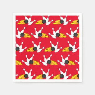 Cute Sports Bowling Barns födelsedag Party Pappersservett