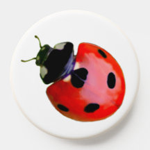 Cute spoybug black dots lycka till talisman