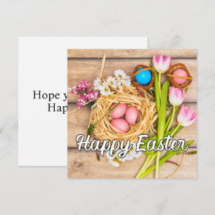Cute Springtime Glad påsk Collage Kort