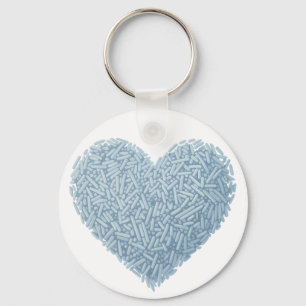 Cute Sprinkle Heart Baby Sprinkle Nyckelring