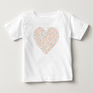 Cute Sprinkle Heart Baby Sprinkle T Shirt