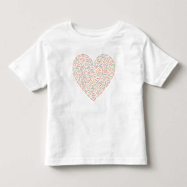 Cute Sprinkle Heart | Baby Sprinkle T Shirt (Framsida)