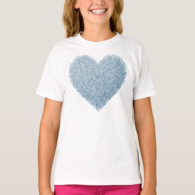 Cute Sprinkle Heart | Baby Sprinkle T Shirt (Framsida)
