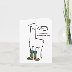 Cute squamas Jultrikåssor Helgkort