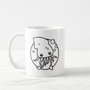 Cute Squid Coffee Mugg