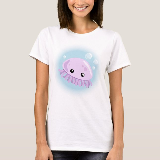 Cute Squid T-Shirt (Framsida)