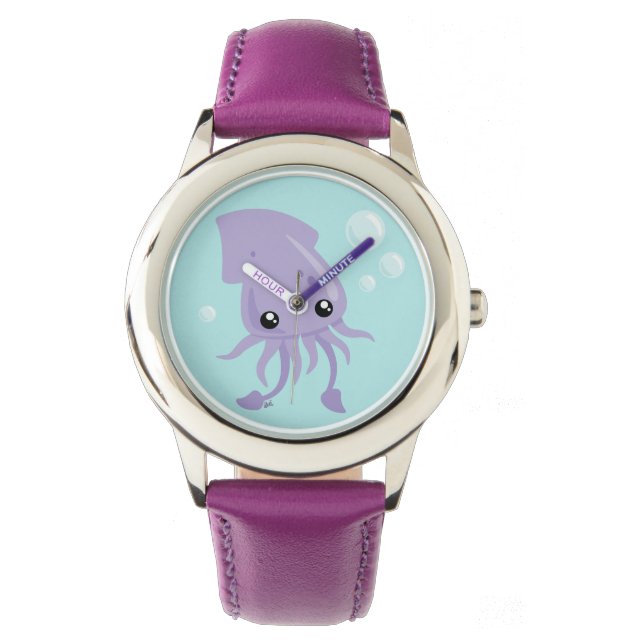 Cute Squid Watch Armbandsur (Framsida)