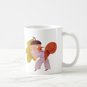 Cute Squirrel Autumn Coffee Mugg - Acorn & Fall