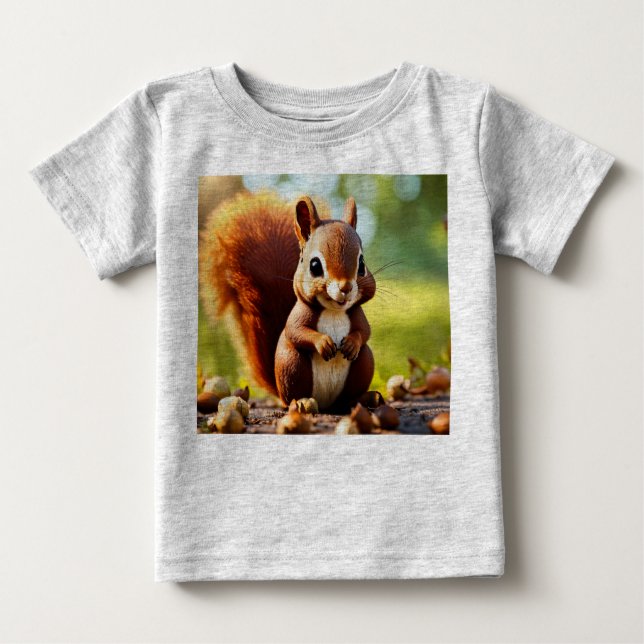Cute Squirrel Edition T Shirt (Framsida)