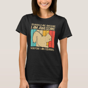 Cute Squirrel För manar Women Squirrel Pet Rodent T Shirt