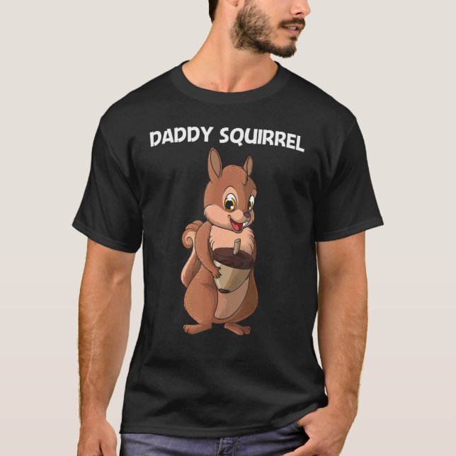 Cute Squirrel For Men Boys Squirrel   Forest Anima T Shirt (Framsida)