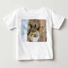 Cute Squirrel i ett vinter liggande T Shirt
