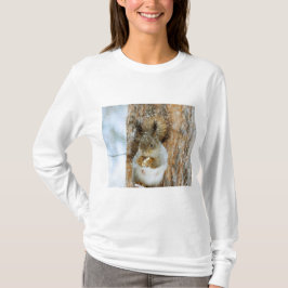 Cute Squirrel i ett vinter liggande T Shirt