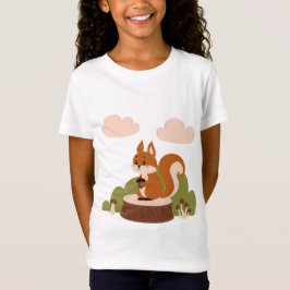Cute squirrel i skogen t shirt