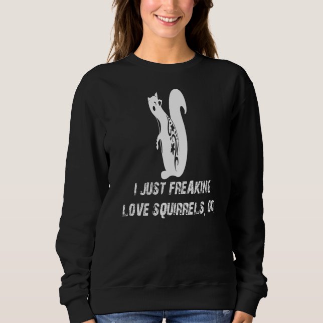 Cute Squirrel Kärlek-ekorren Jag bara frestar Kärl T Shirt (Framsida)
