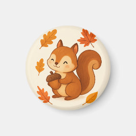 Cute Squirrel Magnet