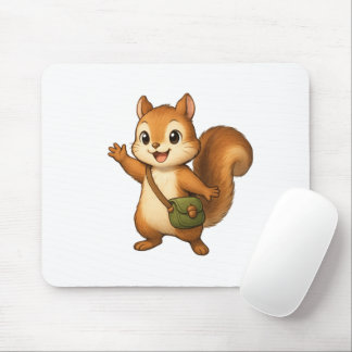 Cute Squirrel Mouse Pad – Okojo and Friends Musmatta