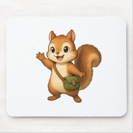 Cute Squirrel Mouse Pad – Okojo and Friends Musmatta