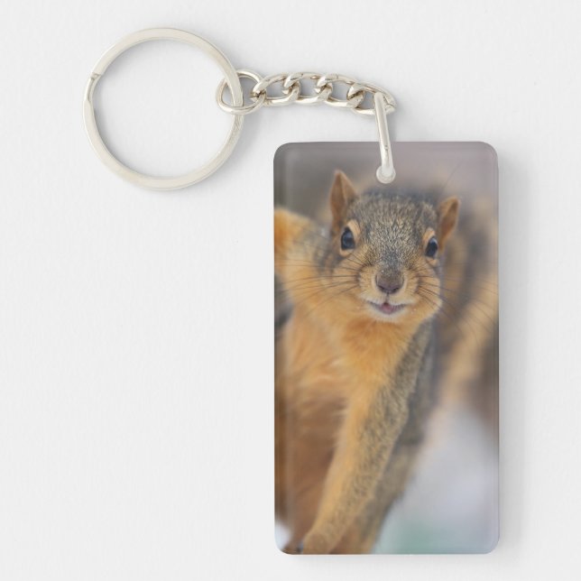 Cute Squirrel Nyckelring (Framsidan)