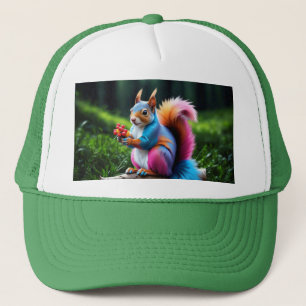 Cute Squirrel på Gren-19274 Keps