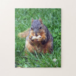 Cute Squirrel Peanut Photo Pussel