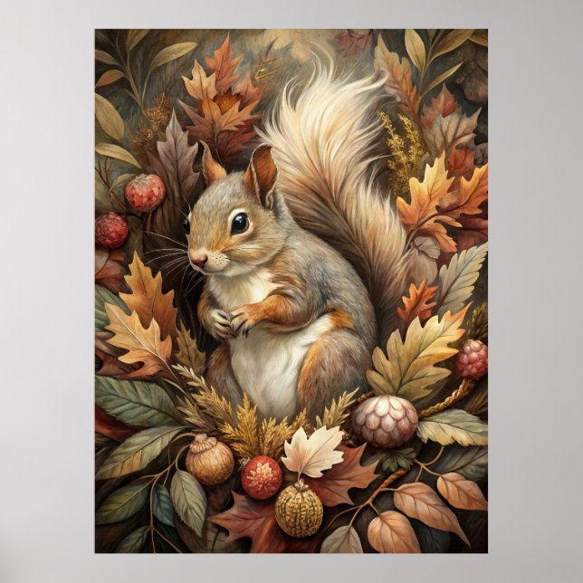 Cute Squirrel Poster (Framsidan)