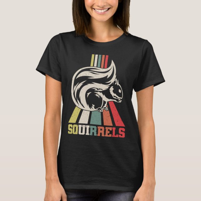 Cute Squirrel Rodent  Squirrels  1 T Shirt (Framsida)