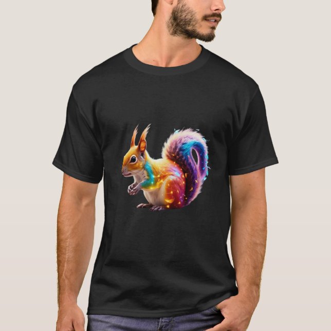 Cute Squirrel T Shirt (Framsida)