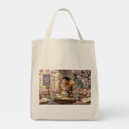 Cute Squirrel Teacher Appreciation Tote Bag Tygkasse