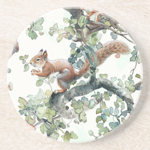Cute Squirrels mönster Underlägg