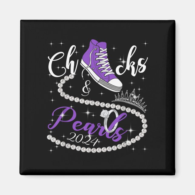 Cute Ss 2024 Kamala Harris 2024 Omröstning: Presid Magnet (Framsidan)